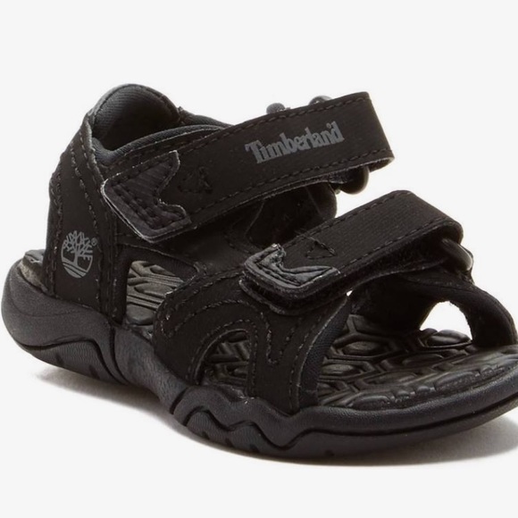 Timberland sandals black athletic size 5 toddler - Picture 1 of 8